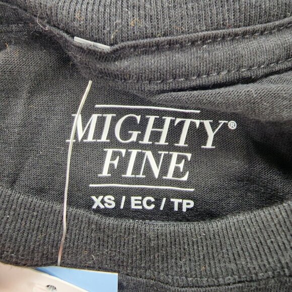 Womens Mighty Fine Black Leopard Print Pumpkin T Shirt Short Sleeve Halloween XS - Picture 4 of 7